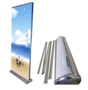 Banner cuốn hai mặt đế to (kt 80x200 cm)